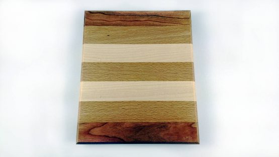 Mixed hardwood chopping board small