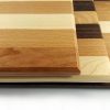 Mixed hardwood chopping board stack